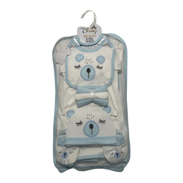 Disney Newborn Baby Starter Set 11pcs (Light Blue & White)