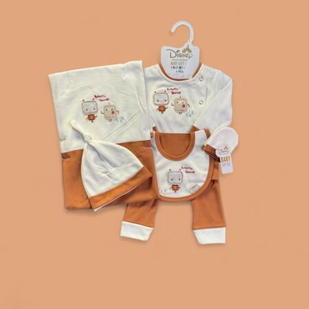 Disney Newborn Baby Starter Set 7pcs Brown