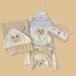 Disney Newborn Baby Starter Set 11pcs (Light Gray and Brown)