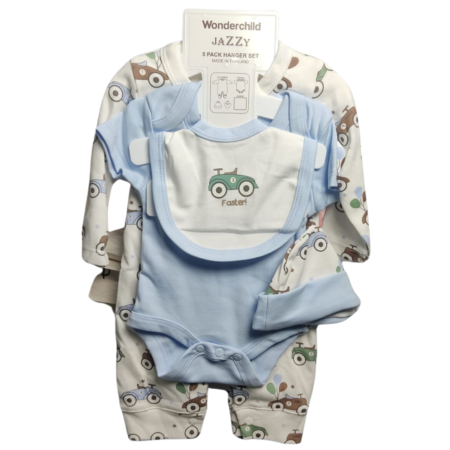 Wonderchild Jazzy 5 Pack Hanger Set