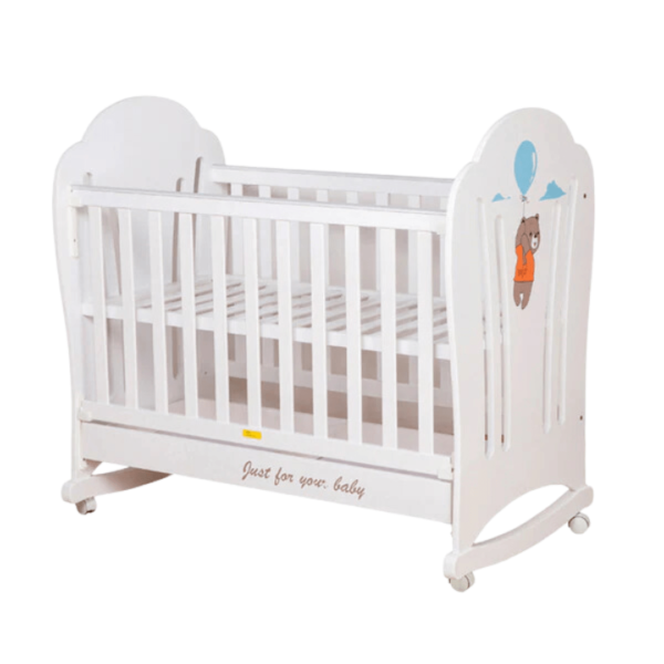 Baby Cot White Bc-706Tm