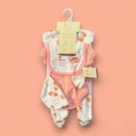 Little Duck Newborn Baby Starter Set 8pcs 3-6M (Pink and White)