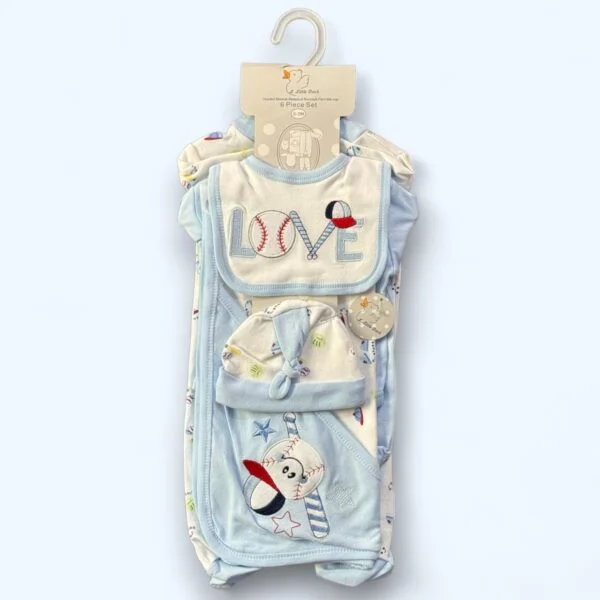 Little Duck Newborn Baby Starter Set 6pcs 0-3M (Blue)