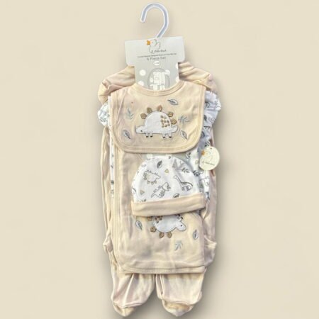 Little Duck Newborn Baby Starter Set 6pcs 3-6M (Brown)