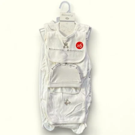 Sunozzy Baby Starter Set Pack of 6 Hanger Set 3-6M