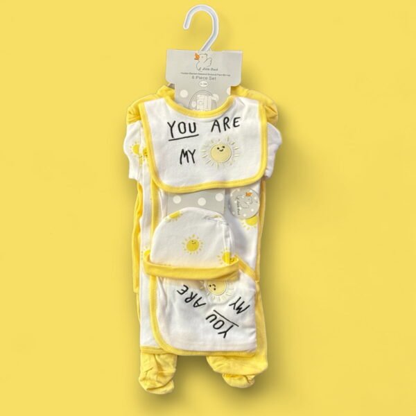 Little Duck Newborn Baby Starter Set 6pcs 0-3M (Yellow)