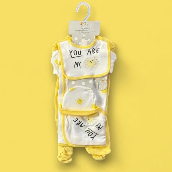 Little Duck Newborn Baby Starter Set 6pcs 0-3M (Yellow)