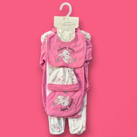 Little Duck Newborn Baby Starter Set 6pcs 3-6M (Pink)
