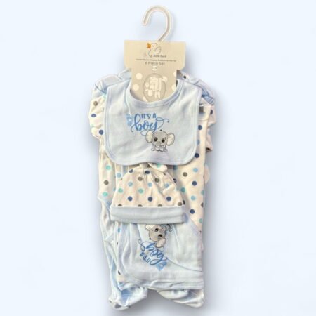 Little Duck Newborn Baby Starter Set 6pcs 0-3M (Blue)