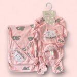 Little Duck Newborn Baby Starter Set 7pcs (Pink)