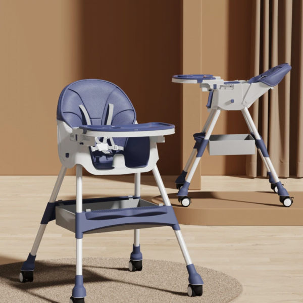 Portable Foldable Children's Dining Chair/High Chair