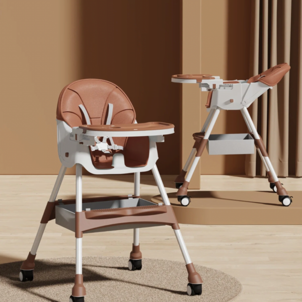 Portable Foldable Children's Dining Chair/High Chair