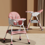 Portable Foldable Children's Dining Chair/High Chair