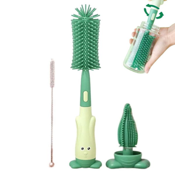 Baby Bottle Cleaning Brush Kit 3 In 1 Small Bottle