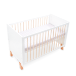 Tinnies Wooden Cot-White