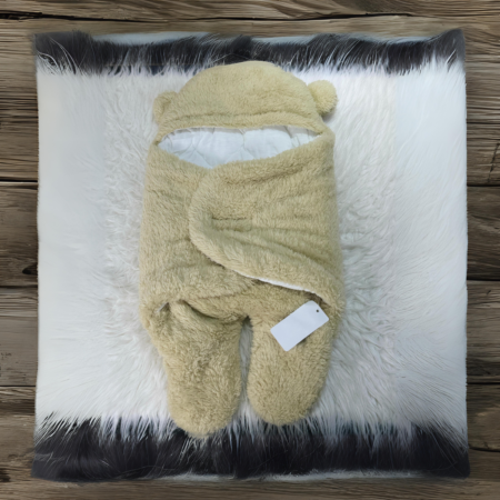 Romper Style Swaddle For Winter Yellow