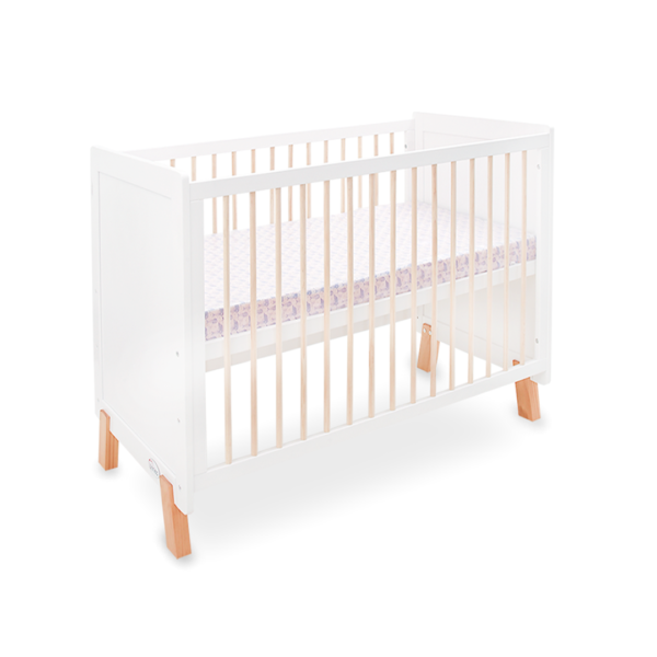 Tinnies Wooden Cot-White