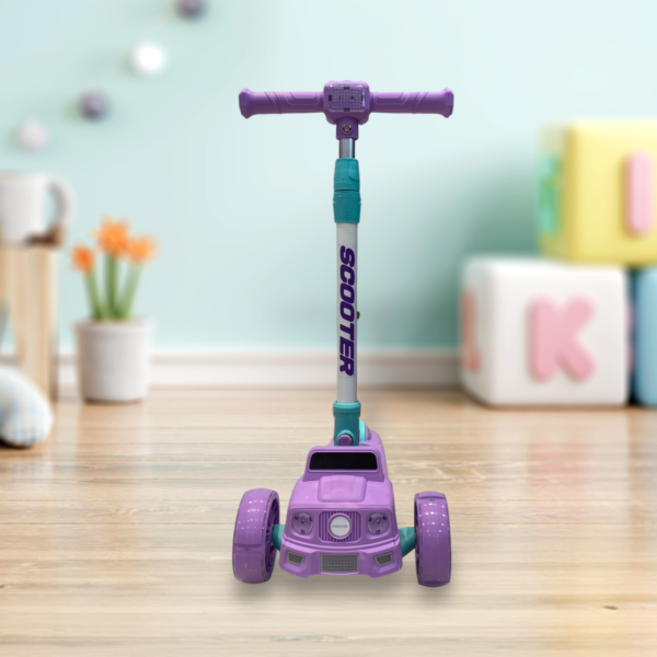 Foldable Scooter For Kids Purple