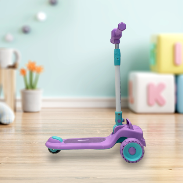 Foldable Scooter For Kids Purple