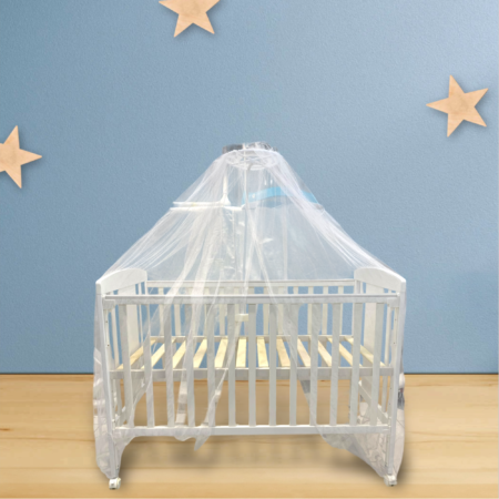 Tinnies Wooden Cot-White
