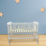 Tinnies Wooden Cot-White