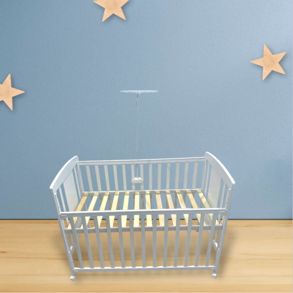 Tinnies Wooden Cot-White