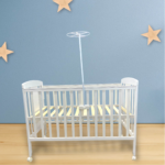 Tinnies Wooden Cot-White