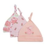 Sunoozy Baby Caps Different Design (Pack of 3) 0-6M