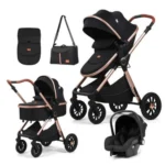Kidilo Modern 3 in 1 Two Way Travel system Bassinet, Stroller and Carry cot