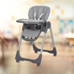 Kidilo Baby High Chair Foldable With Height & Seat Adjustable