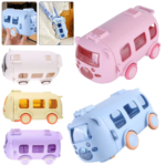 Bus Water Bottle - 500ml Cute Bus Water Bottle, Bpa Bus Water Cup