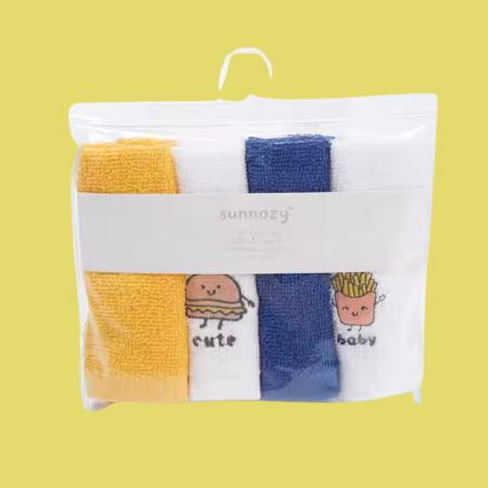 Sunoozy Pure Cotton Baby Washcloth - Softness and Care for Tender Skin