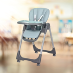 Kidilo Baby High Chair Foldable With Height & Seat Adjustable
