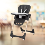 Kidilo Baby High Chair Foldable With Height & Seat Adjustable