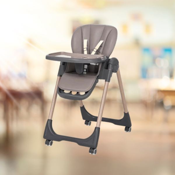 Kidilo Baby High Chair Foldable With Height & Seat Adjustable