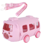 Bus Water Bottle - 500ml Cute Bus Water Bottle, Bpa Bus Water Cup