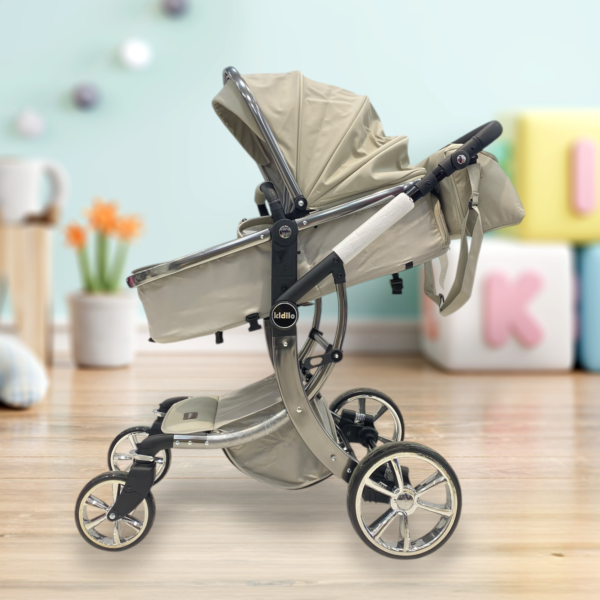 Kidilo Baby Stroller Khaki Color