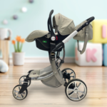 Kidilo Baby Stroller Khaki Color