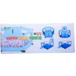 Happy Game Fence Tent House Multicolor