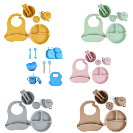Silicone Baby Feeding Set