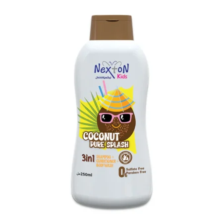 Nexton 3 in 1 kids shampoo 250ml (Coconut)