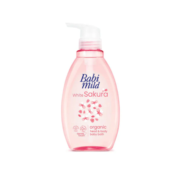 Babi Mild White Sakura Organic Head & Body Baby Bath