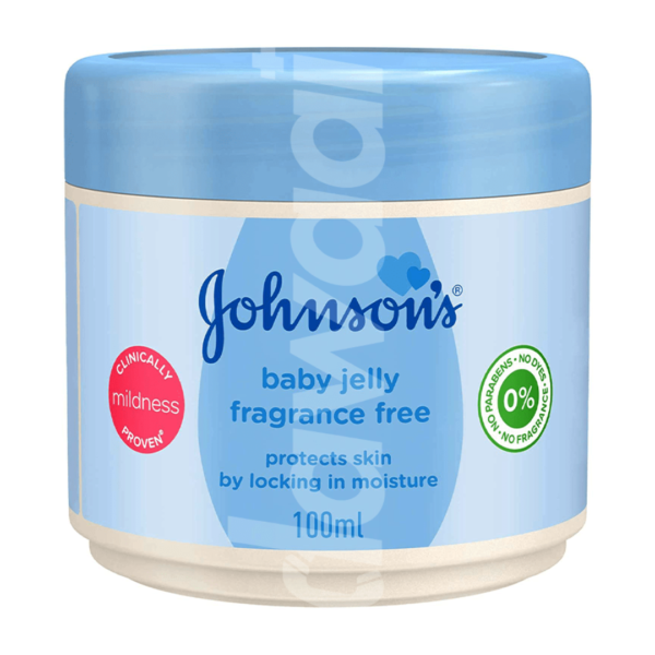 JOHNSON’S Fragrance Free Baby Jelly 100 ml Jar jelly