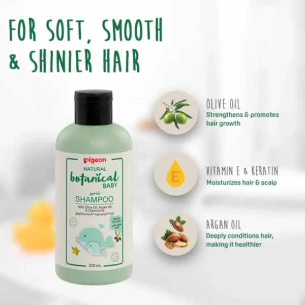 Pigeon Natural Botanical Baby Shampoo 200Ml