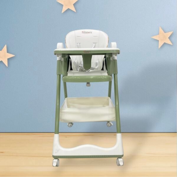 Mother's Baby Foldable High Chair Green