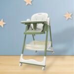 Mother's Baby Foldable High Chair Green