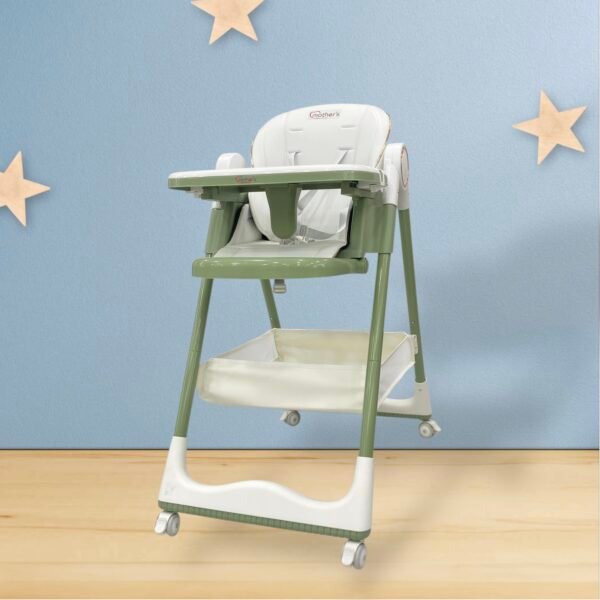 Mother's Baby Foldable High Chair Green