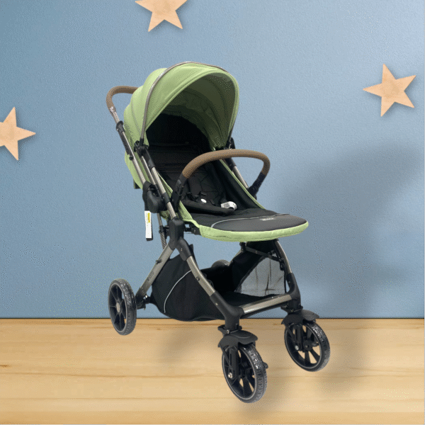 Kids Stroller with Mother Facing Green