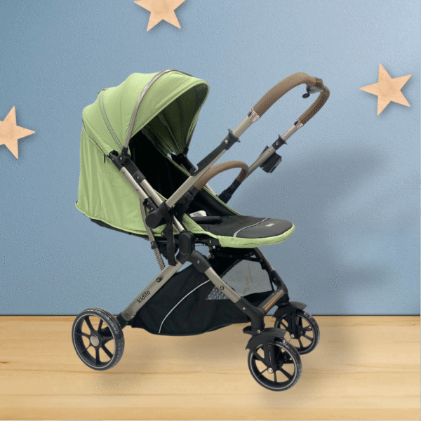 Kids Stroller with Mother Facing Green
