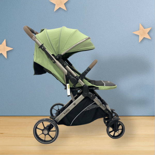 Kids Stroller with Mother Facing Green